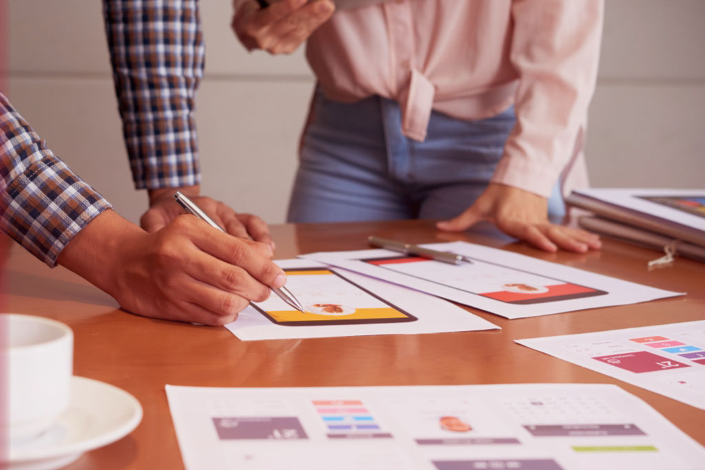 After empathizing with users' designers collect pieces of information, analyze them, and synthesize 