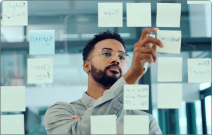 We combine the expertise of our brightest minds to thoroughly assess your business strategies, taking into account your goals, target audience, and competition. This thorough analysis allows us to deliver your project with precision, ensuring it stays on the right track to success.